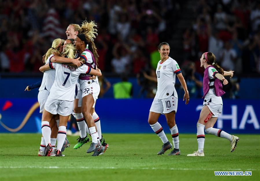 (SP)FRANCE-PARIS-FIFA WOMEN'S WORLD CUP-QUARTERFINAL-FRA VS USA