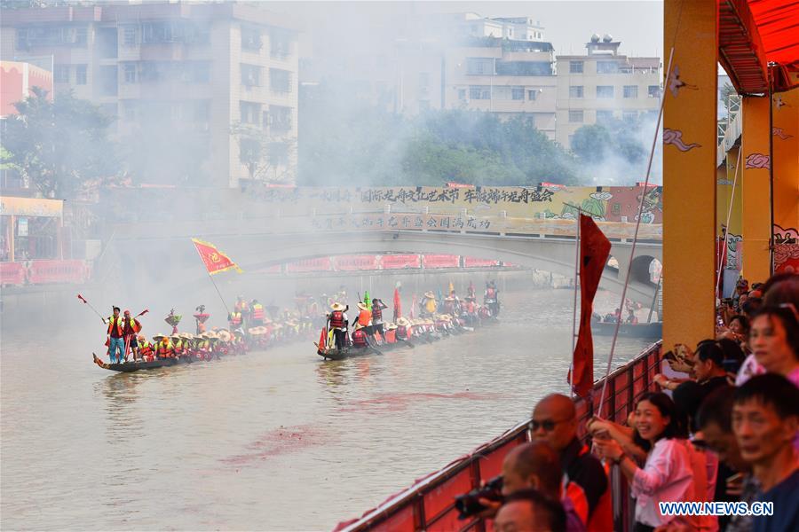 (SP)CHINA-GUANGZHOU-DRAGON BOAT-CHEBEI VILLAGE(CN)