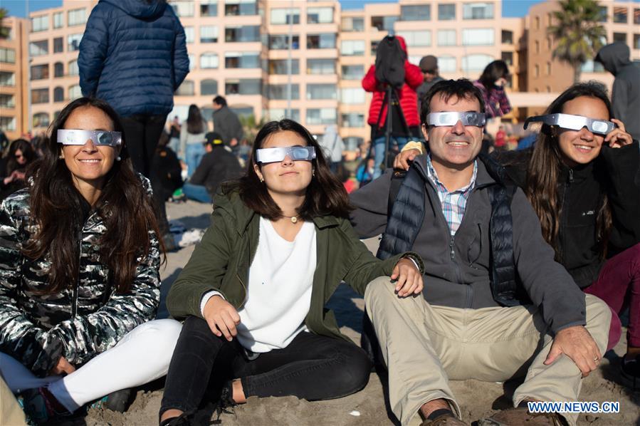 CHILE-LA SERENA-SOLAR ECLIPSE