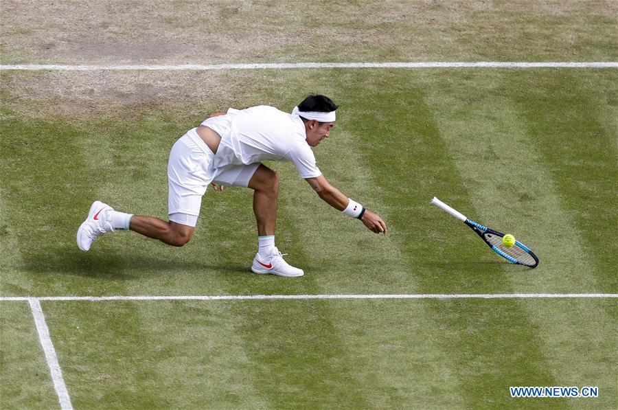 (SP)BRITAIN-LONDON-TENNIS-WIMBLEDON-DAY 9