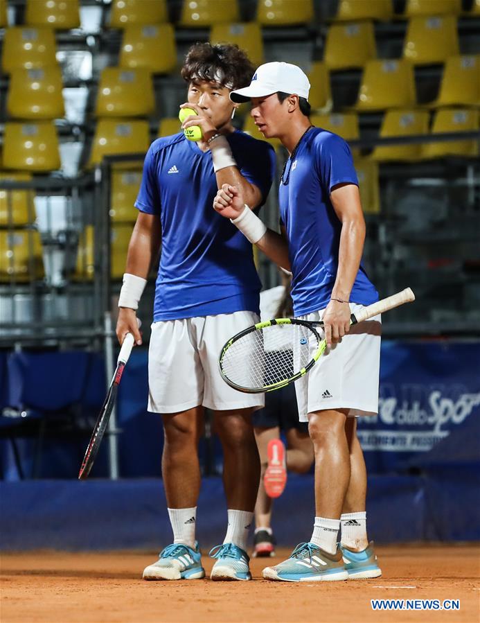 (SP)ITALY-NAPLES-SUMMER UNIVERSIADE 2019-TENNIS-MEN'S DOUBLES-FINAL