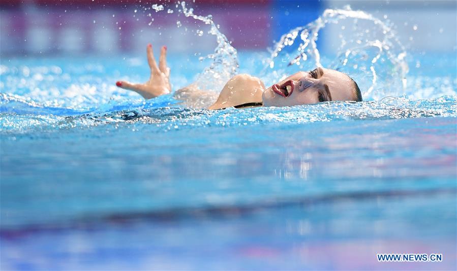 (SP)SOUTH KOREA-GWANGJU-FINA WORLD CHAMPIONSHIPS-ARTISTIC SWIMMING-WOMEN'S SOLO TECHNICAL