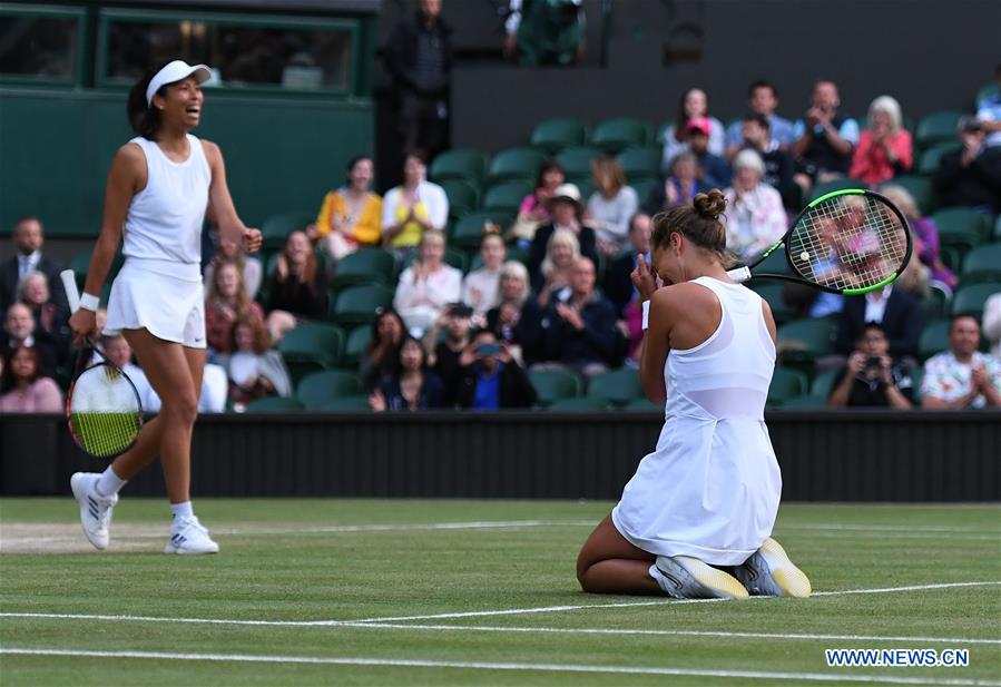 (SP)BRITAIN-LONDON-TENNIS-WIMBLEDON-WOMEN'S DOUBLES-FINAL