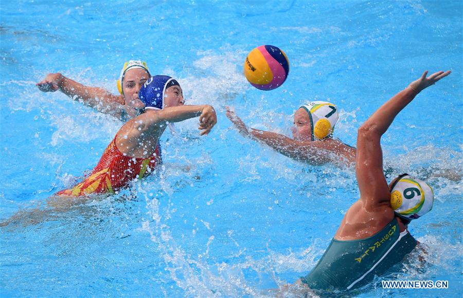 (SP)SOUTH KOREA-GWANGJU-FINA WORLD CHAMPIONSHIPS-WOMEN'S WATER POLO-CHN VS AUS