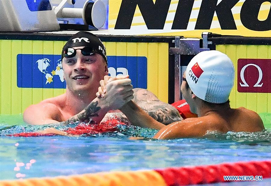 (SP)SOUTH KOREA-GWANGJU-FINA WORLD CHAMPIONSHIPS-SWIMMING-DAY 2