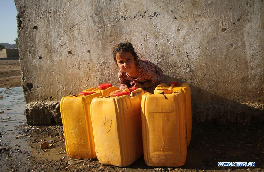 AFGHANISTAN-NANGARHAR-PUBLIC WATER PUMP-DISPLACED CAMP