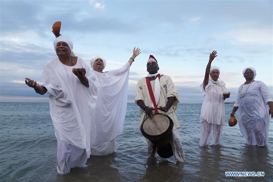 U.S.-VIRGINIA-HAMPTON-FIRST AFRICAN LANDING-ANNIVERSARY