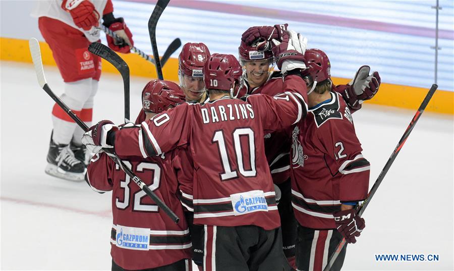 (SP)LATVIA-RIGA-ICE HOCKEY-KHL-DINAMO VS SPARTAK