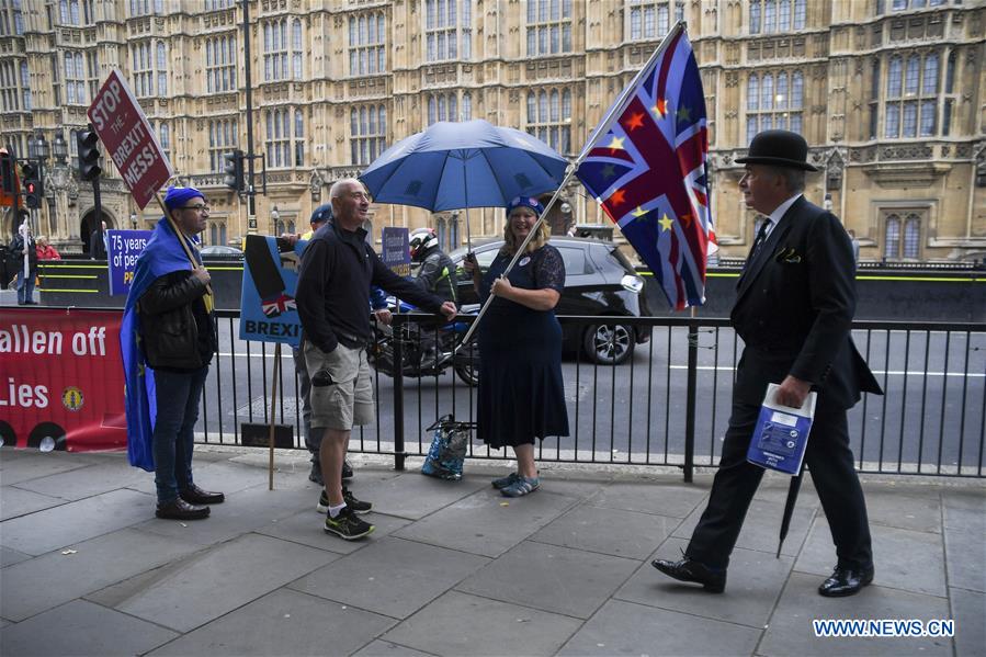 BRITAIN-LONDON-BREXIT-PARLIAMENT-PROROGATION