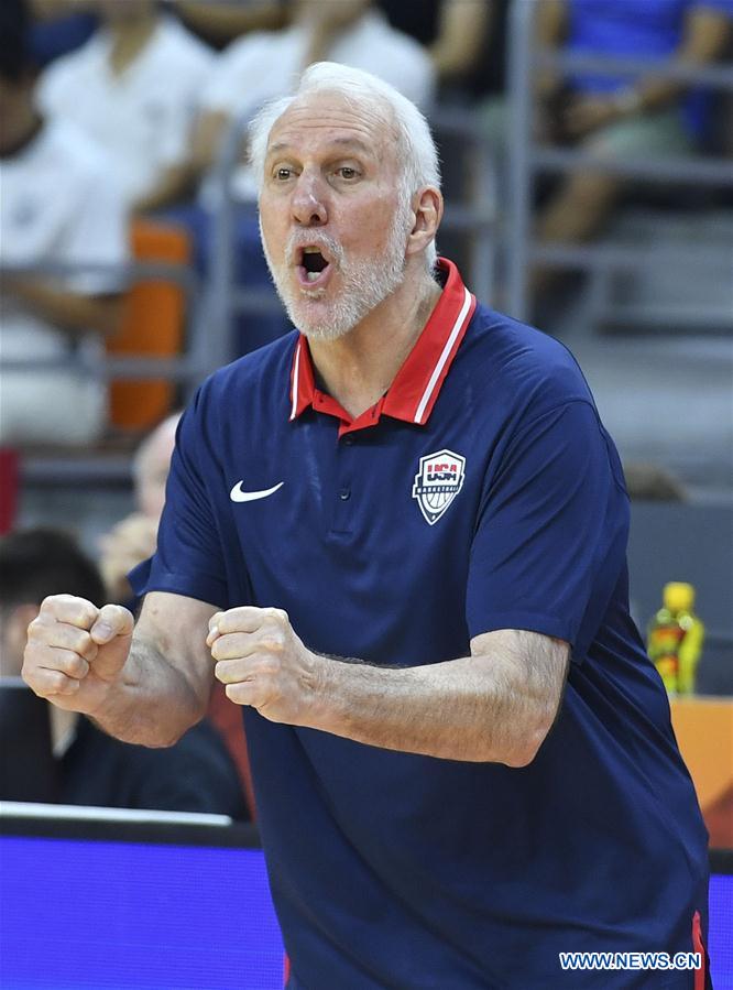 (SP)CHINA-DONGGUAN-BASKETBALL-FIBA WORLD CUP-QUARTER FINAL-USA VS FRANCE (CN)