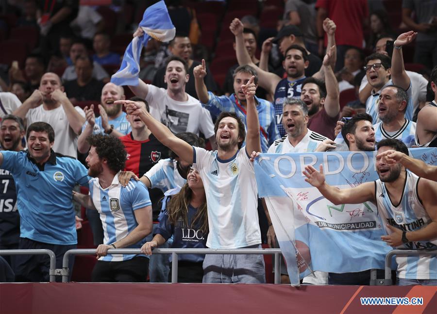 (SP)CHINA-BEIJING-BASKETBALL-FIBA WORLD CUP-ESP VS ARG (CN)