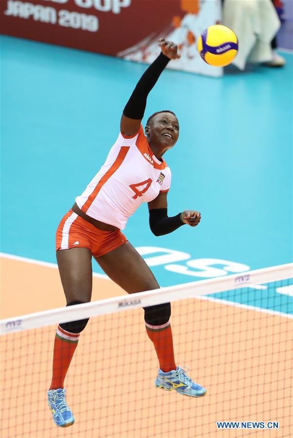 (SP)JAPAN-HAMAMATSU-VOLLEYBALL-WOMEN'S WORLD CUP-KENYA VS SERBIA