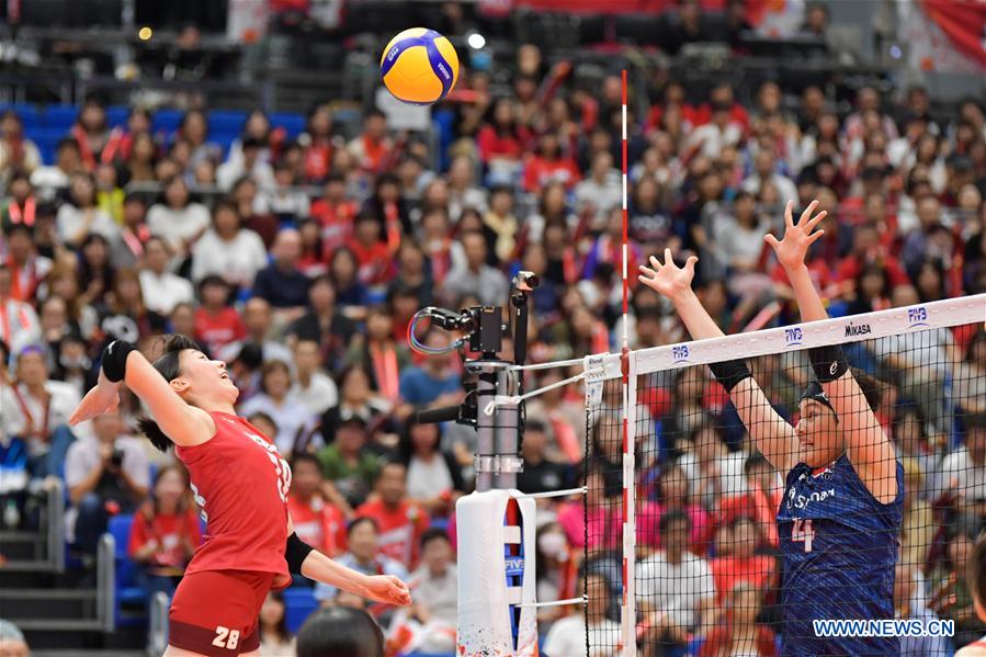 (SP)JAPAN-YOKOHAMA-VOLLEYBALL-WOMEN'S WORLD CUP-JPN VS KOR