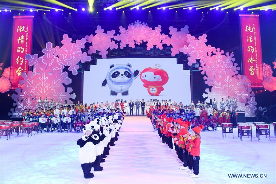 (SP)CHINA-BEIJING-2022 WINTER OLYMPIC AND PARALYMPIC GAMES-MASCOTS-LAUNCH (CN)