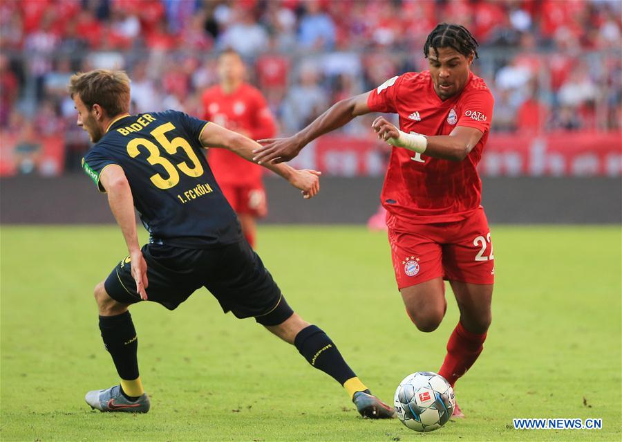 (SP)GERMANY-MUNICH-SOCCER-BUNDESLIGA-BAYERN MUNICH VS KOELN