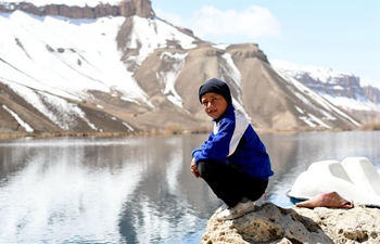 Scenery of Band-e-Amir lake in Bamyan province, Afghanistan