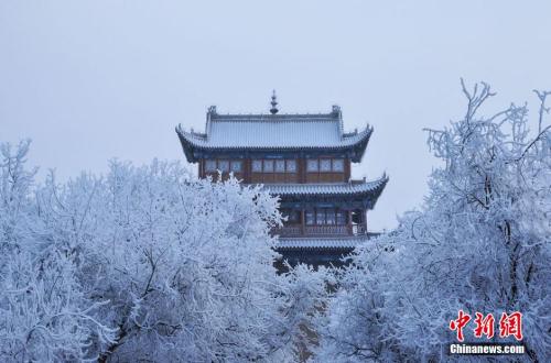 資料圖：小寒時(shí)節(jié)，甘肅嘉峪關(guān)市迎來(lái)了一場(chǎng)大雪。師永紅 攝