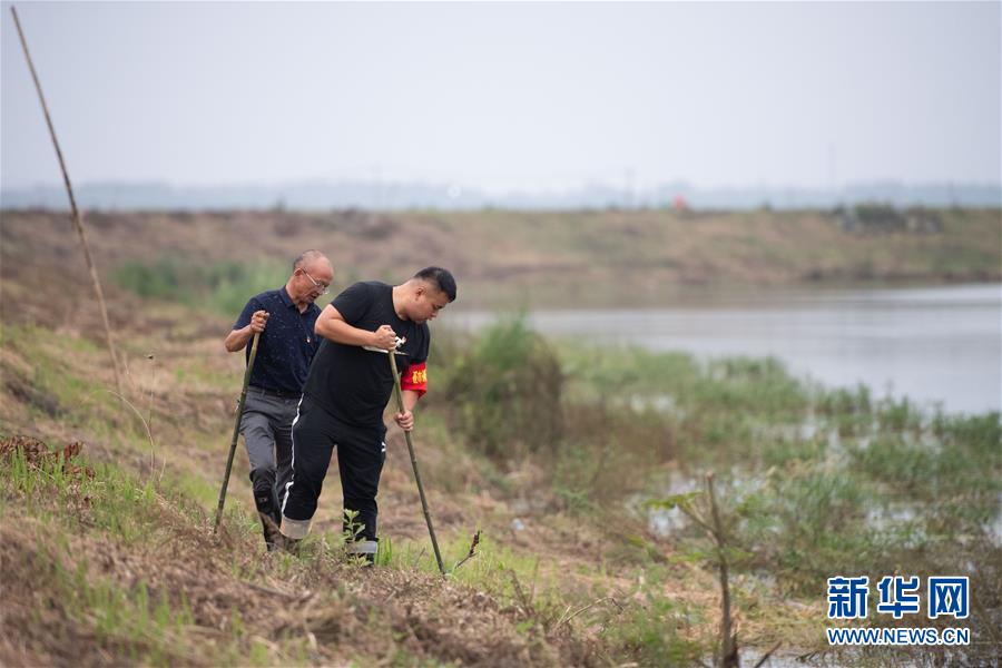 （防汛抗洪·圖文互動）（1）在大堤上成長，為人民守護——洪水中的青年“生力軍”