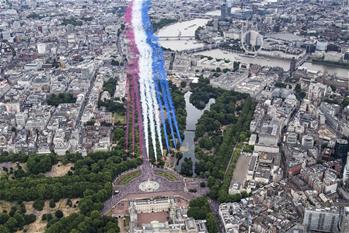 英國(guó)皇家空軍舉行100周年慶典