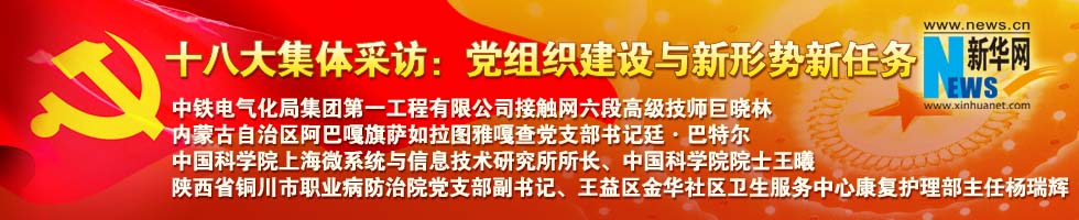 十八大集體采訪:黨組織建設(shè)與新形勢(shì)新任務(wù)