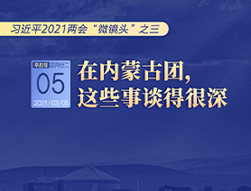 習近平2021兩會“微鏡頭”之三 3月5日 在內蒙古團，這些事談得很深