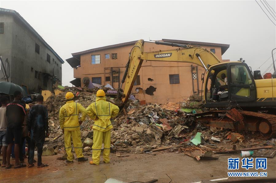 （國(guó)際）（2）尼日利亞拉各斯一居民樓坍塌致3人死亡