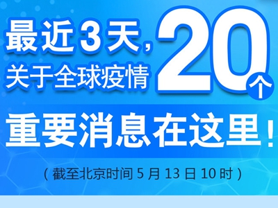 【圖解】最近3天，關(guān)于全球疫情20個(gè)重要消息在這里！